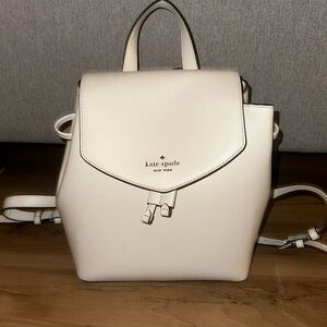 Kate spade mini white back pack